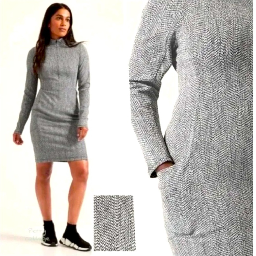 Athleta Delancey Textured Dress, Size Women Medium Like new athletic